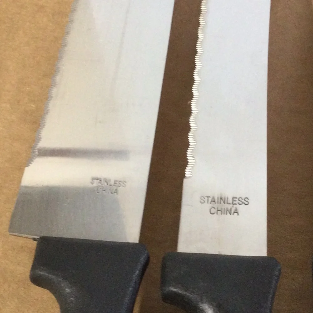 New 4 Stainless Kitchen Knifes